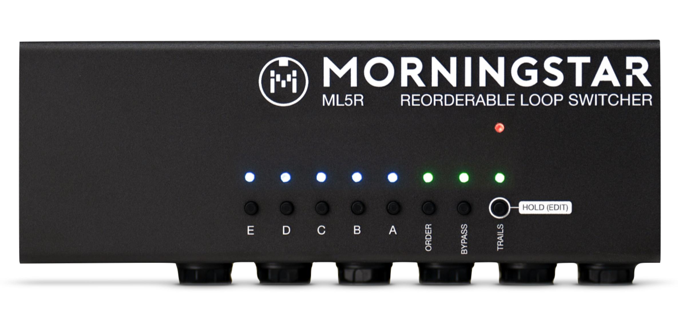 MORNINGSTAR ML5 MIDIコントロールスイッチャー Morningstarがループの自在な順番変更に対応するMIDI