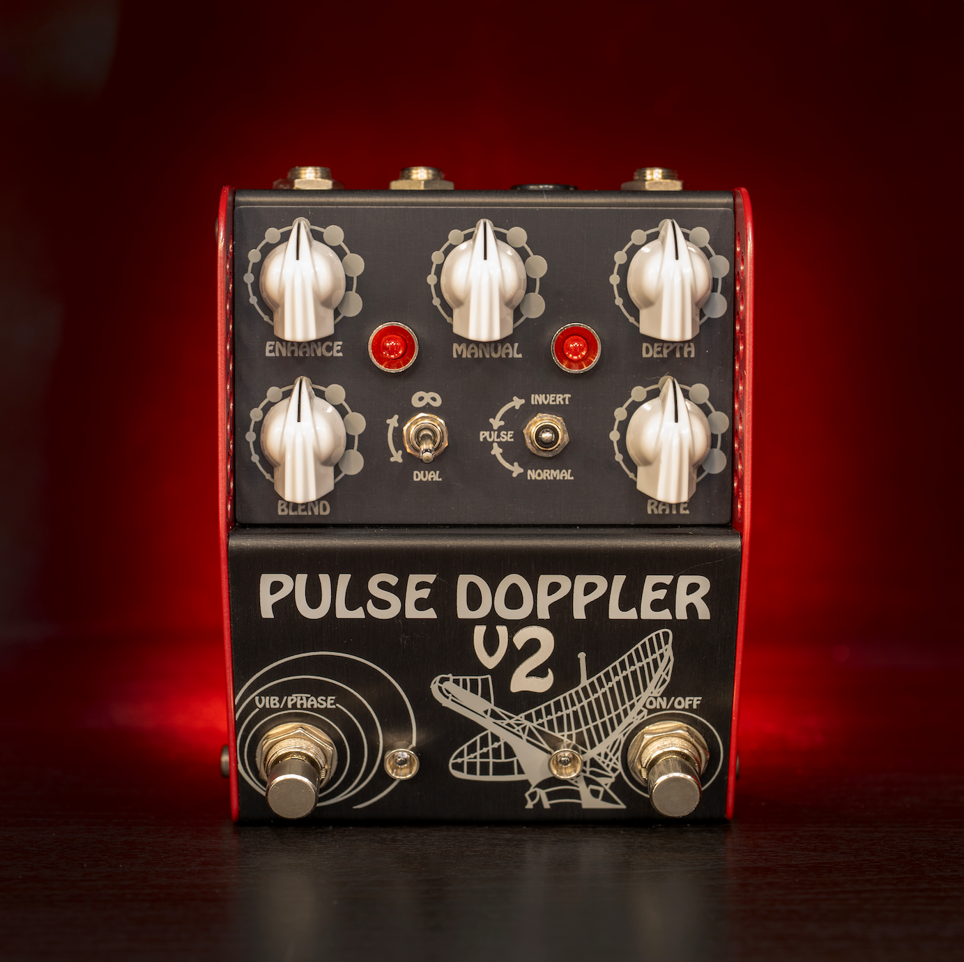 pedal doppler PULSE DOPPLER ANALOG PHASER V2 - VIBRATO - TREM