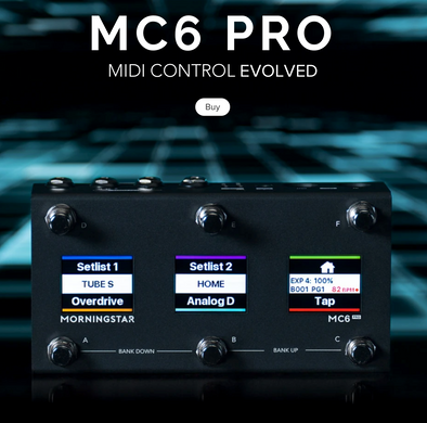 Morningstar Engineering MC6 MKII MIDI コントローラー
