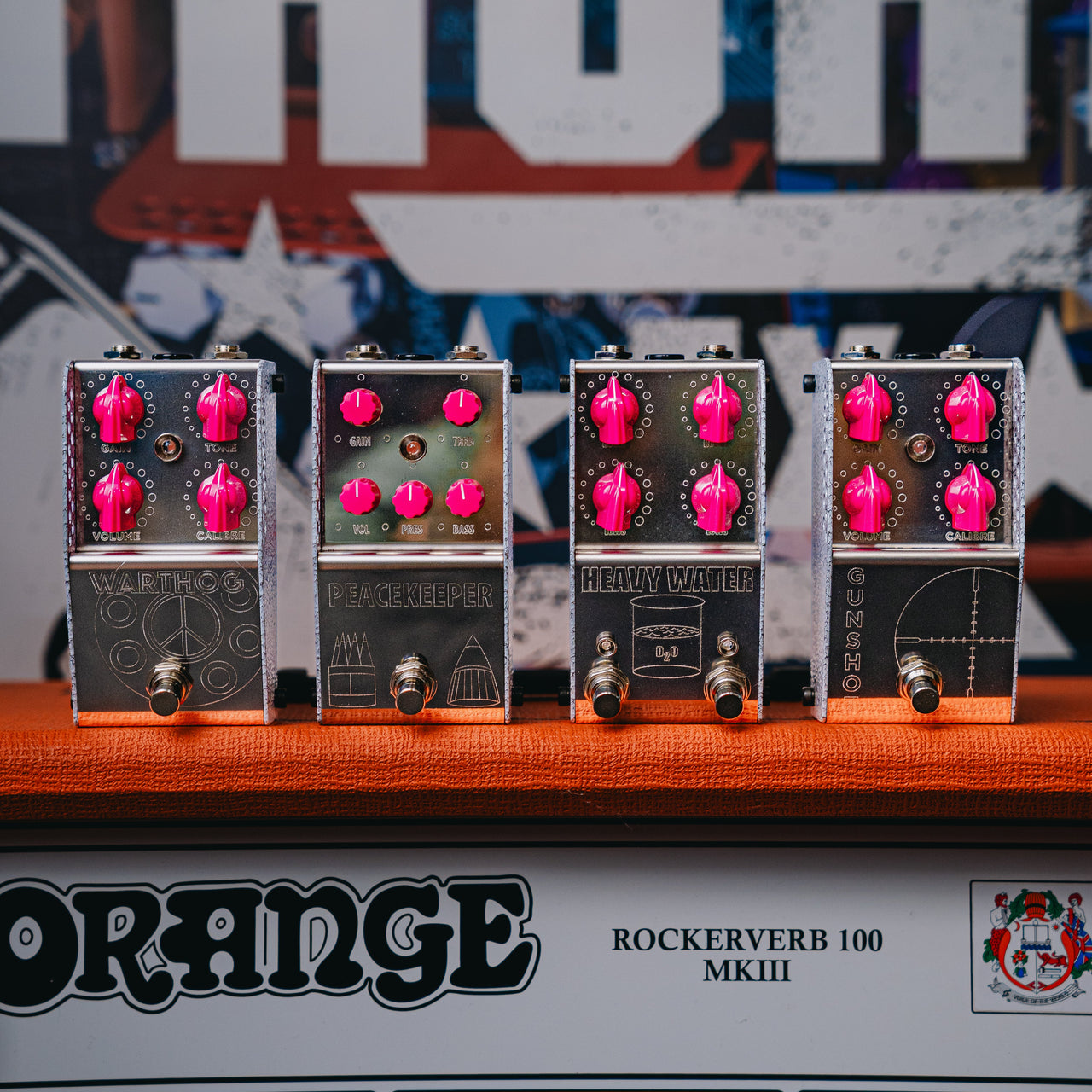 SPECIAL FINISH, STEEL, GREY, Mottled and Pink.