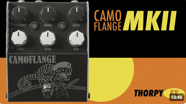 Thorpy CAMOFLANGE Mark2 ギターエフェクター フランジャー The CAMOFLANGE Flanger MKII