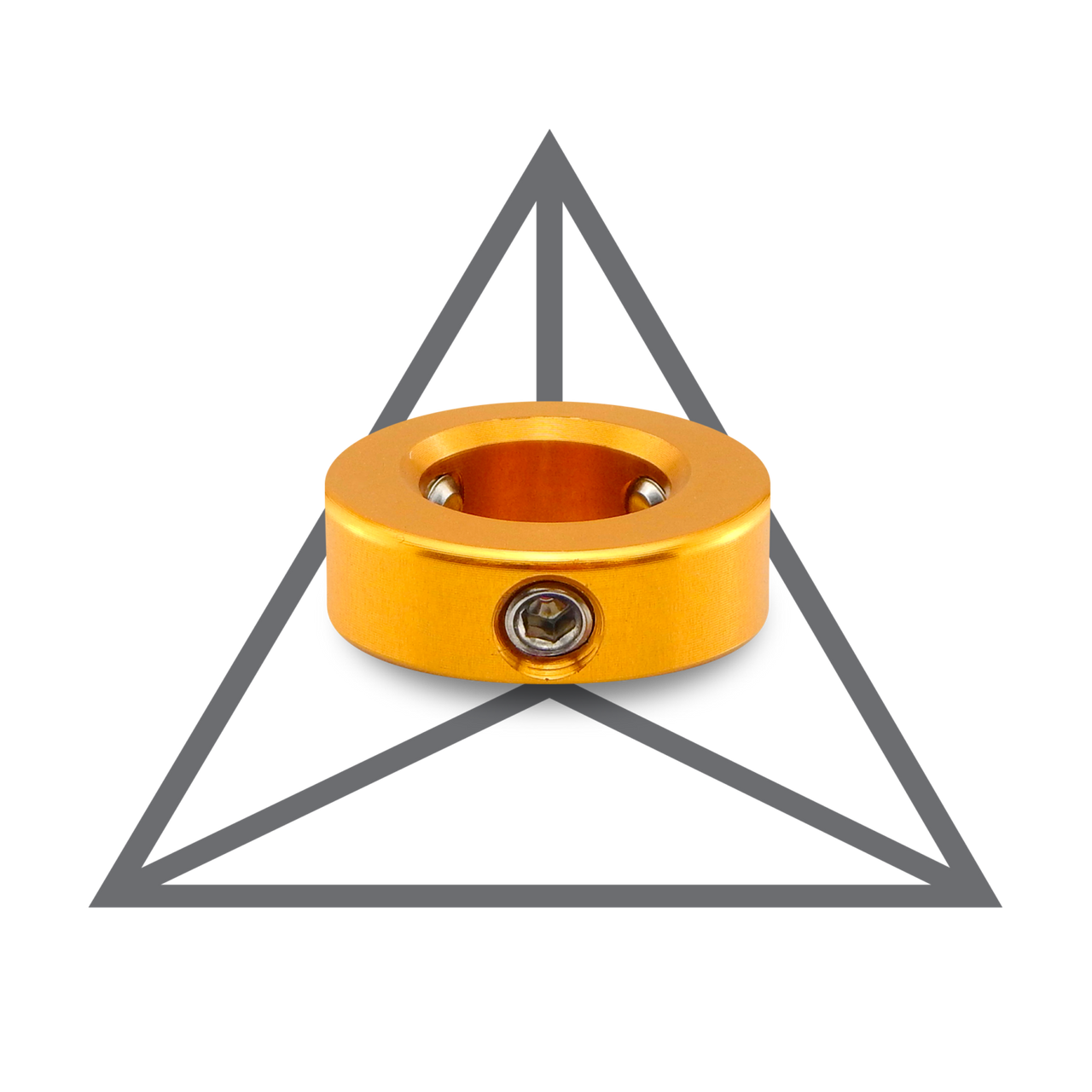 Mini botão descalço dourado V1