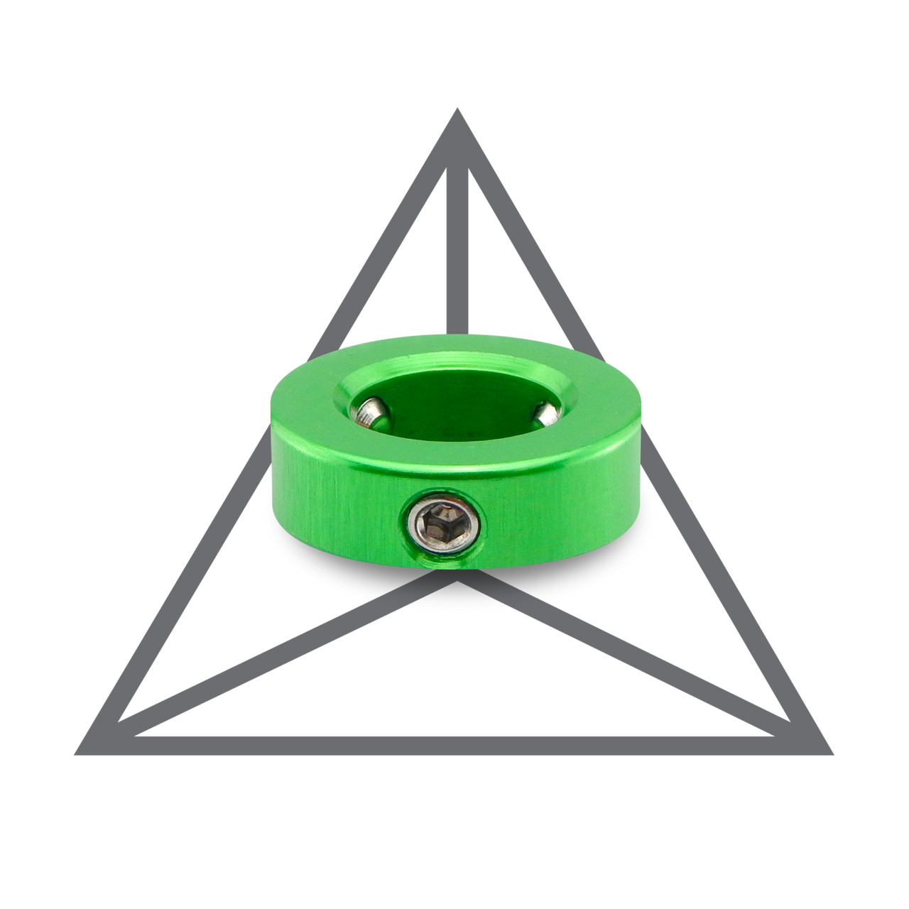 Mini grüner Barfußknopf V1