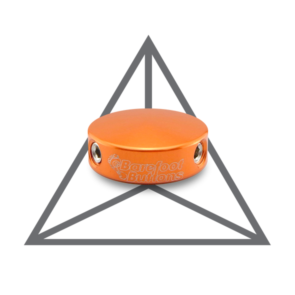 Mini Orange Barefoot Button V1