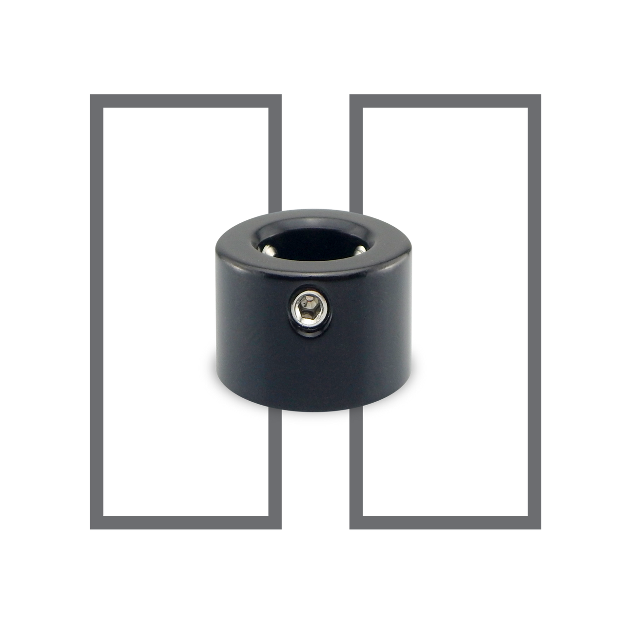 Mini botão de pés descalços Tallboy preto V1