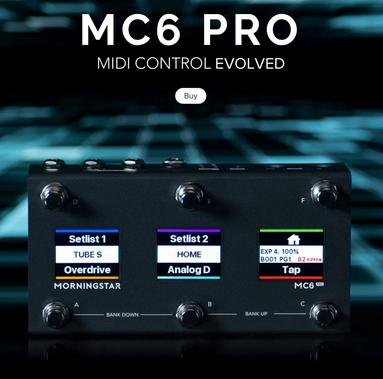 Controlador Midi Morningstar Engineering MC6 MKII